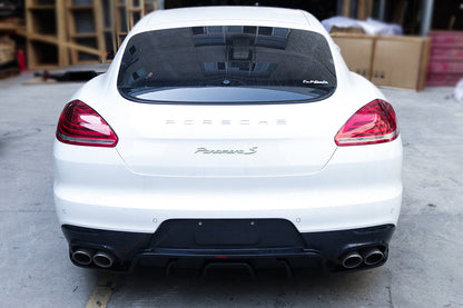 2013-2016 Porsche Panamera 970.2 BS-Sport Style Carbon Fiber Rear Diffuser