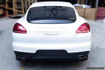 2013-2016 Porsche Panamera 970.2 BS-Sport Style Carbon Fiber Rear Diffuser - Carbonado Aero