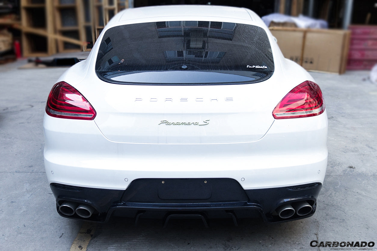 2013-2016 Porsche Panamera 970.2 BS-Sport Style Carbon Fiber Rear Diffuser