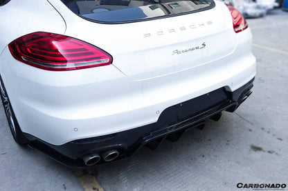 2013-2016 Porsche Panamera 970.2 BS-Sport Style Carbon Fiber Rear Diffuser - Carbonado Aero