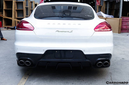 2013-2016 Porsche Panamera 970.2 BS-Sport Style Carbon Fiber Rear Diffuser - Carbonado Aero