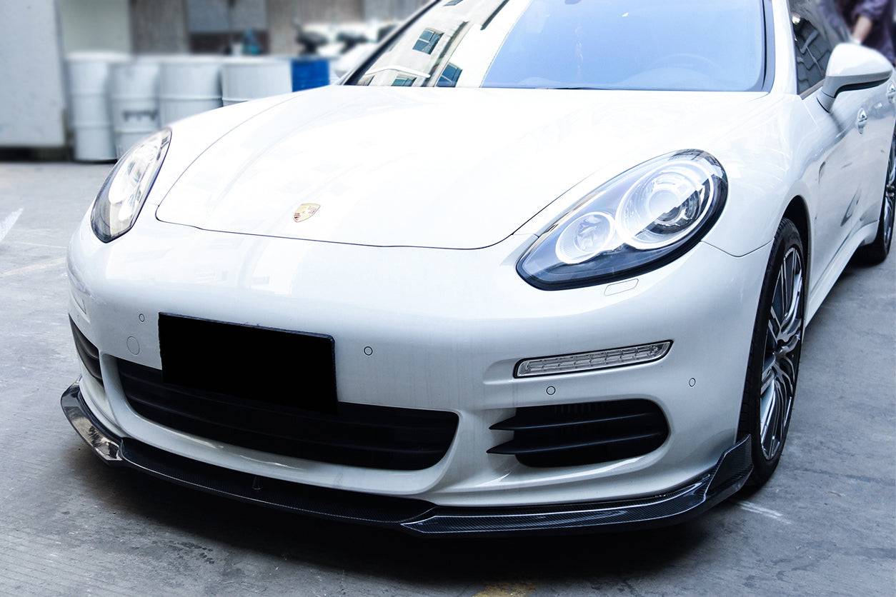 2013-2016 Porsche Panamera 970.2 BS-Sport Style Carbon Fiber Front Lip - Carbonado