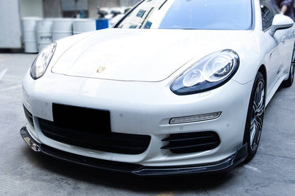 2013-2016 Porsche Panamera 970.2 BS-Sport Style Carbon Fiber Front Lip - Carbonado