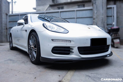 2013-2016 Porsche Panamera 970.2 GMT Style Carbon Fiber Front Lip - Carbonado Aero