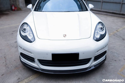 2013-2016 Porsche Panamera 970.2 GMT Style Carbon Fiber Front Lip - Carbonado Aero