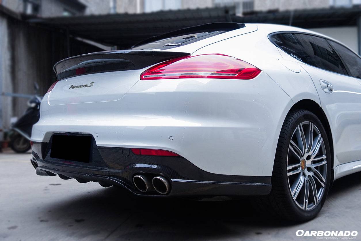 2013-2016 Porsche Panamera 970.2 GMT Style Carbon Fiber Rear Diffuser - Carbonado Aero