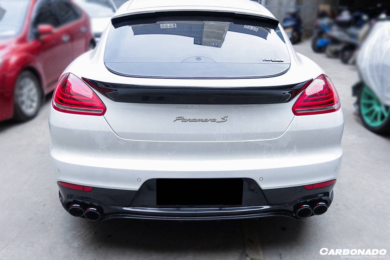 2013-2016 Porsche Panamera 970.2 TAS Style Carbon Fiber Trunk Spoiler - Carbonado Aero