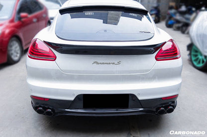 2013-2016 Porsche Panamera 970.2 TAS Style Carbon Fiber Trunk Spoiler - Carbonado Aero