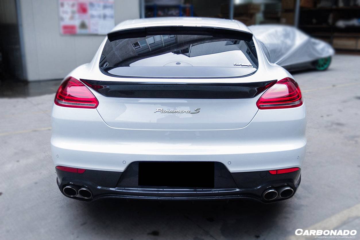 2013-2016 Porsche Panamera 970.2 GMT Style Carbon Fiber Rear Diffuser - Carbonado Aero