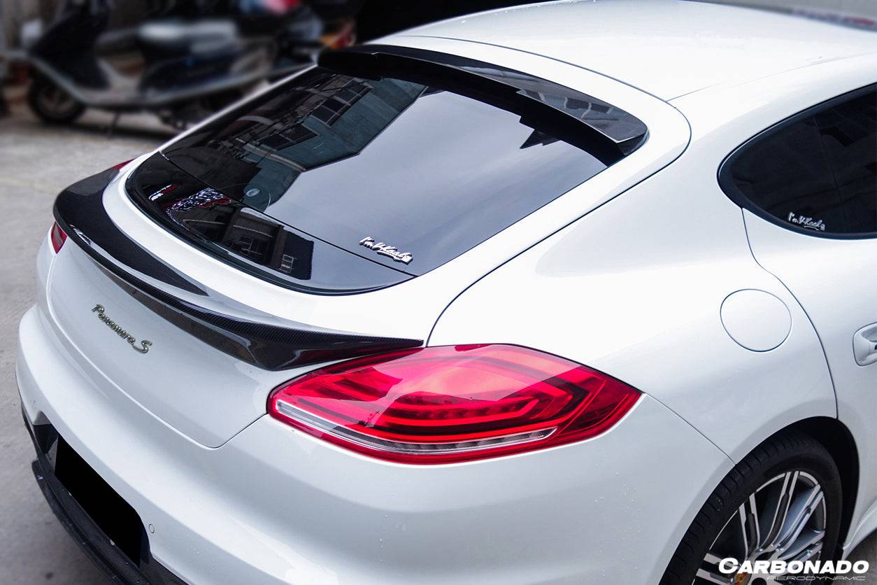2013-2016 Porsche Panamera 970.2 TAS Style Carbon Fiber Trunk Spoiler - Carbonado Aero