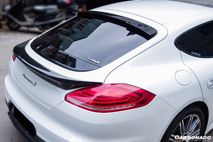 2013-2016 Porsche Panamera 970.2 TAS Style Carbon Fiber Roof Spoiler