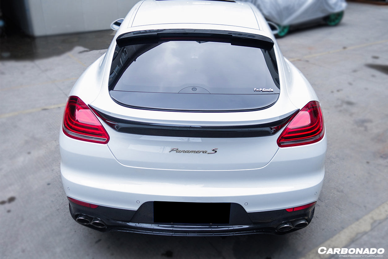 2013-2016 Porsche Panamera 970.2 TAS Style Carbon Fiber Roof Spoiler