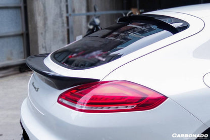 2013-2016 Porsche Panamera 970.2 TAS Style Carbon Fiber Trunk Spoiler - Carbonado Aero