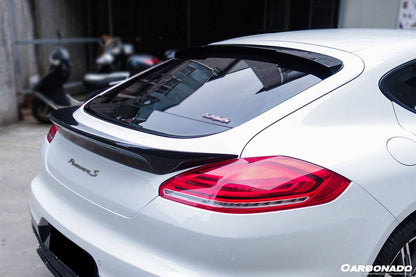 2013-2016 Porsche Panamera 970.2 TAS Style Carbon Fiber Trunk Spoiler - Carbonado Aero