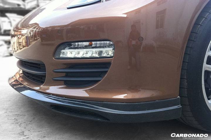 2010-2013 Porsche Panamera 970.1 GMT Style Carbon Fiber Front Lip - Carbonado Aero