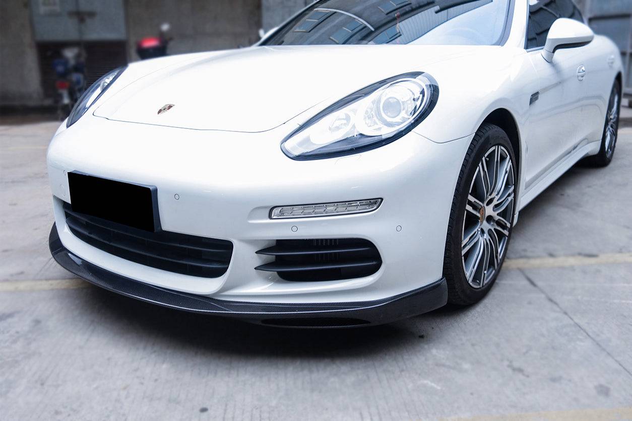 2013-2016 Porsche Panamera 970.2 GMT Style Carbon Fiber Front Lip - Carbonado