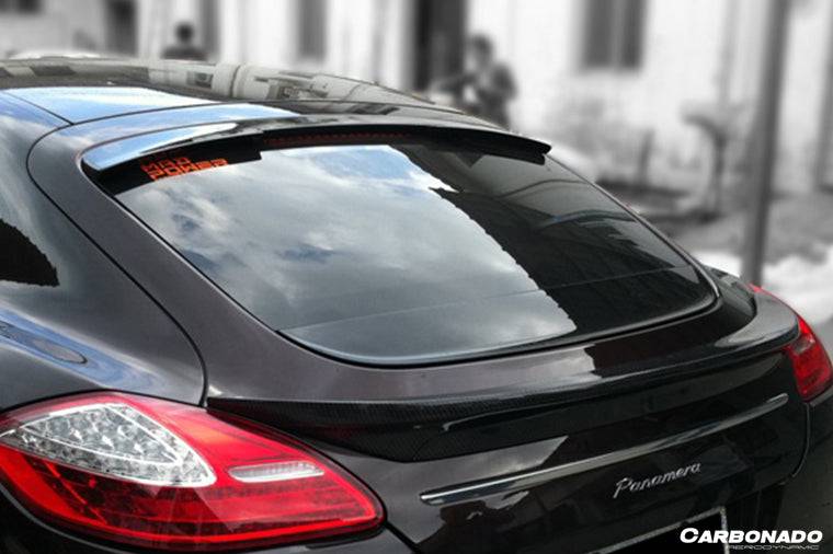 2010-2013 Porsche Panamera 970.1 TAS Style Carbon Fiber Roof Spoiler - Carbonado Aero