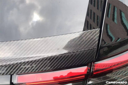 2017-2023 Porsche Panamera 971 TA Style DRY Carbon Fiber Trunk Spoiler - Carbonado Aero