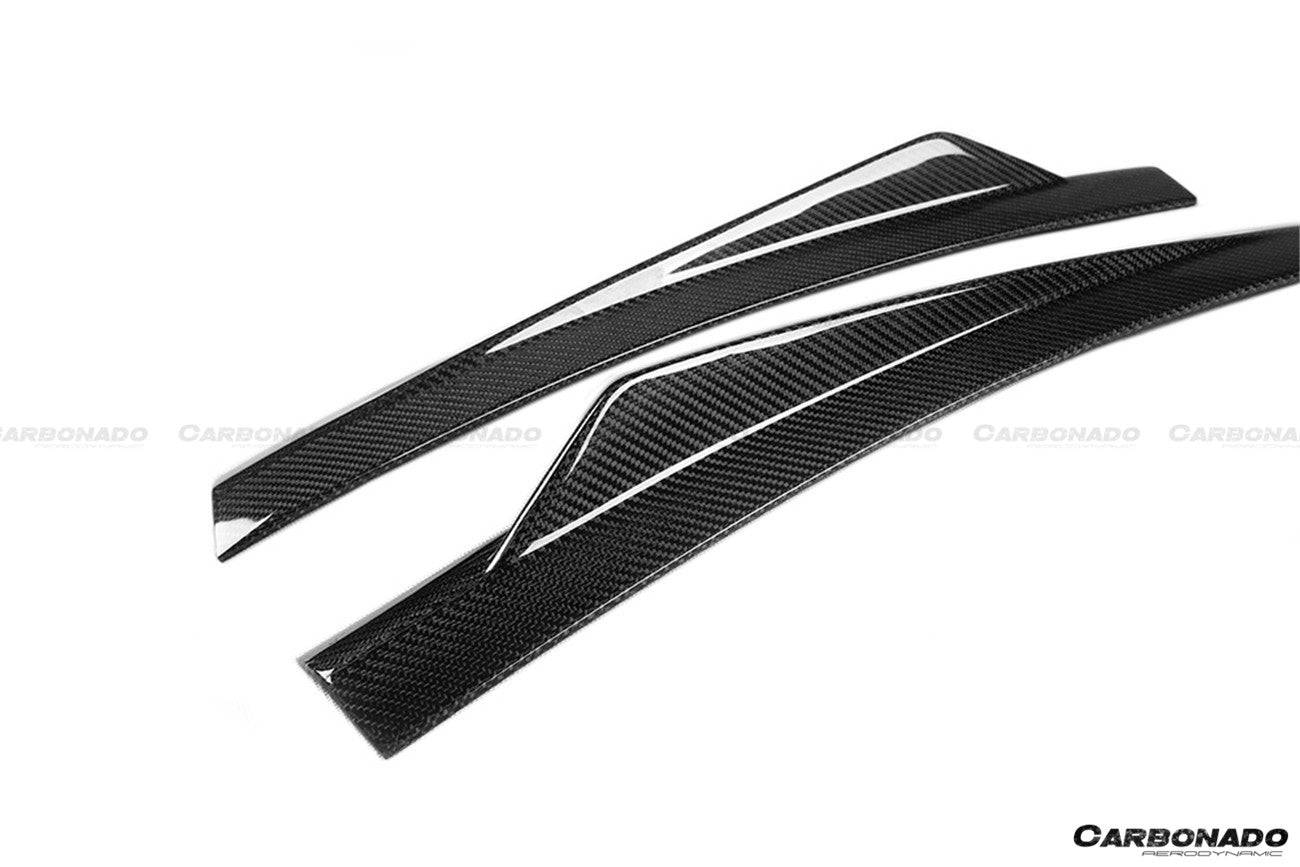 2017-2023 Porsche Panamera 971 TA Style DRY Carbon Fiber Trunk Spoiler - Carbonado Aero