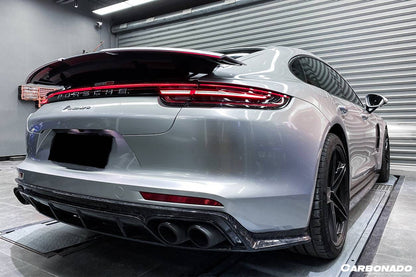 2017-2023 Porsche Panamera 971 4S/4/GTS OD Style Carbon Fiber Rear Lip - Carbonado Aero
