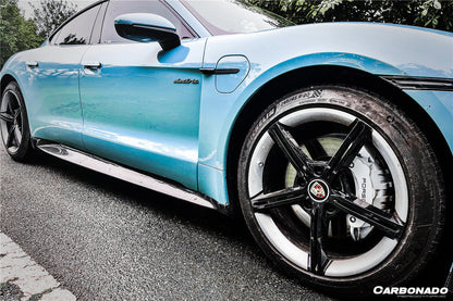 2019-2024 Porsche Taycan & 4 & 4S & GTS & TURBO OD Style Side Skirts