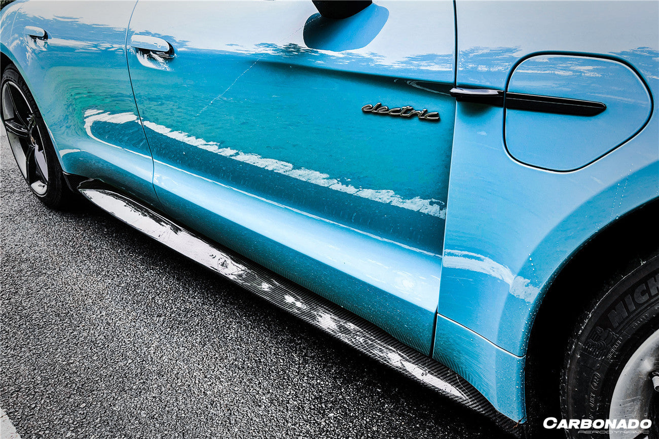 2019-2024 Porsche Taycan & 4 & 4S & GTS & TURBO OD Style Side Skirts
