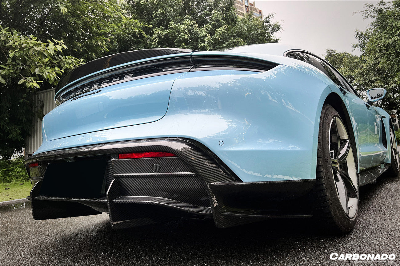 2019-2024 Porsche Taycan & 4 & 4S & GTS & TURBO OD Style Rear Diffuser