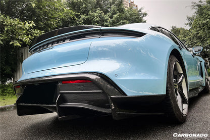 2019-2024 Porsche Taycan & 4 & 4S & GTS & TURBO OD Style Rear Diffuser