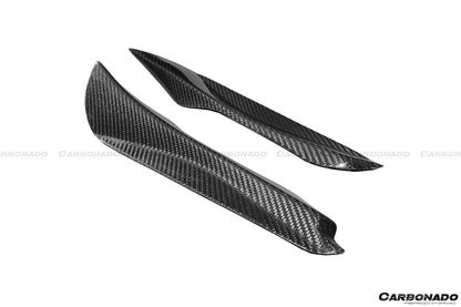 2012-2014 Scion FRS / Toyota GT86/ Subaru BRZ RBY1 Style Carbon Fiber Front Bumper Canards - Carbonado Aero