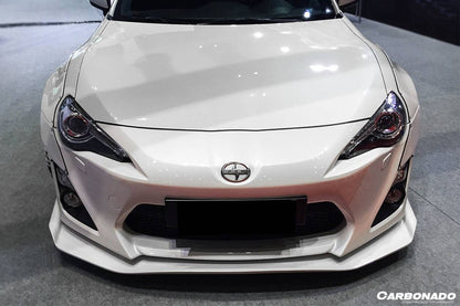 2012-2016 Scion FRS & Toyota GT86 RBY1 Style Carbon Fiber Front Lip - Carbonado