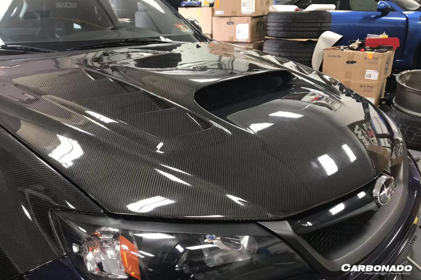 2008-2011 Subaru Impreza Wrx   Sti Vrs Style Hood
