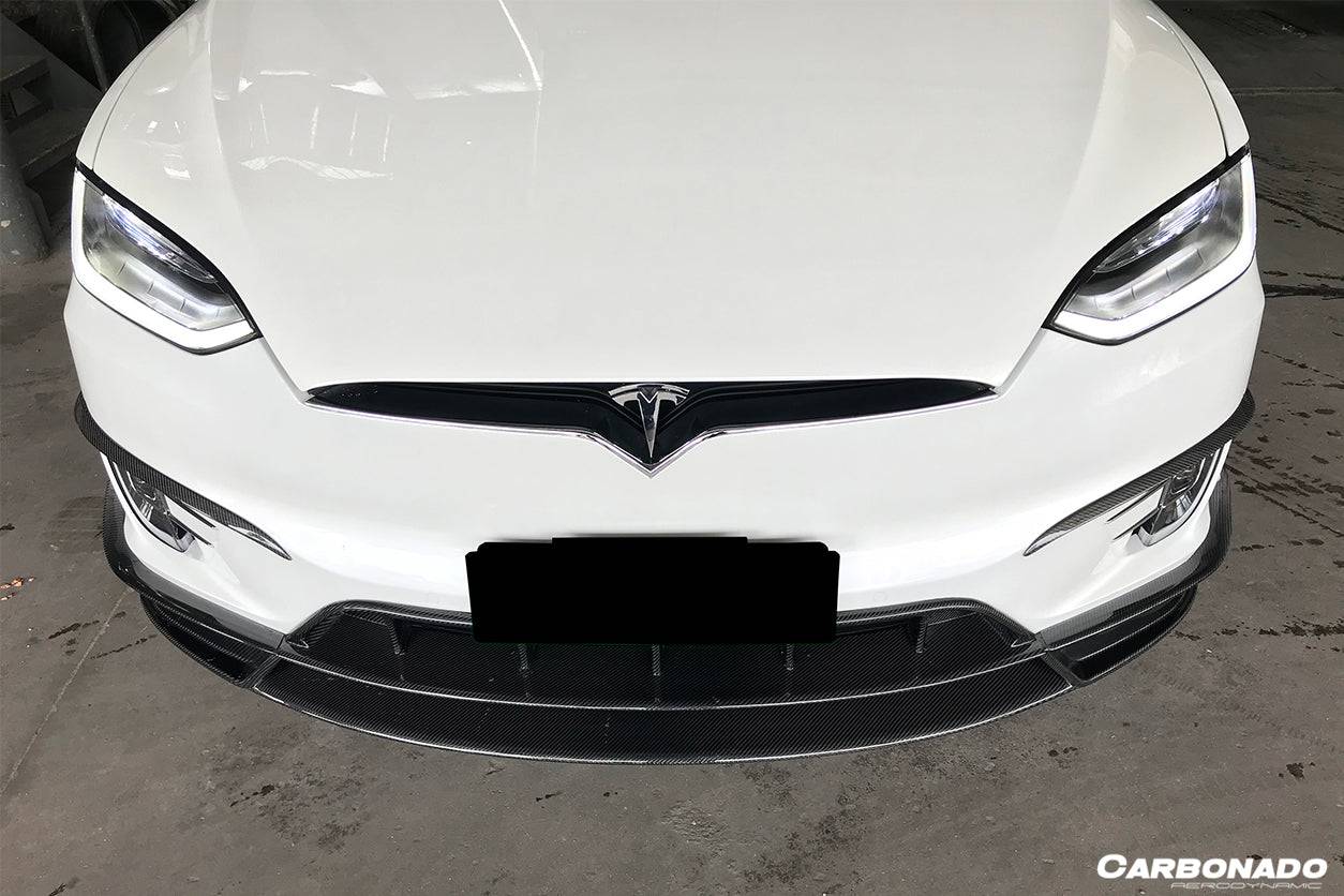 2016-2021 Tesla Model X SUV RZS Style Carbon Fiber Full Kit - Carbonado Aero