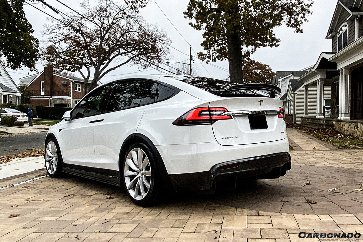 2016-2021 Tesla Model X SUV RZS Style Carbon Fiber Full Kit - Carbonado Aero