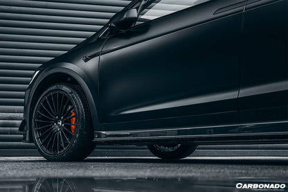 2016-2021 Tesla Model X SUV RZS Style Carbon Fiber Full Kit - Carbonado