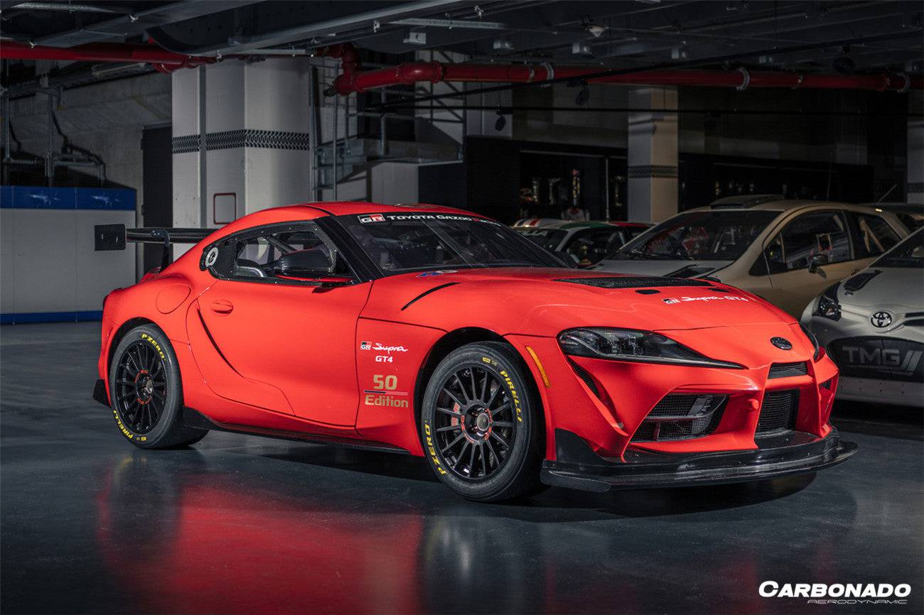 2019-2023 Toyota GR Supra (J29/DB) A90 A91 OEM Style Carbon Fiber Hood Scoop - Carbonado