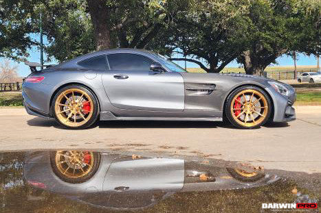 2015-2021 Mercedes Benz AMG GT GTS GTC GTR BK Style Partial Carbon Fiber Front Fender