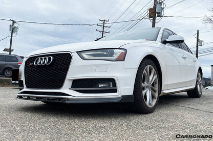2013-2015 Audi S4/A4 Sport VRS Style Carbon Fiber Front Lip - Carbonado