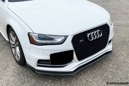 2013-2015 Audi S4/A4 Sport VRS Style Carbon Fiber Front Lip - Carbonado Aero