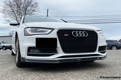 2013-2015 Audi S4/A4 Sport VRS Style Carbon Fiber Front Lip - Carbonado Aero