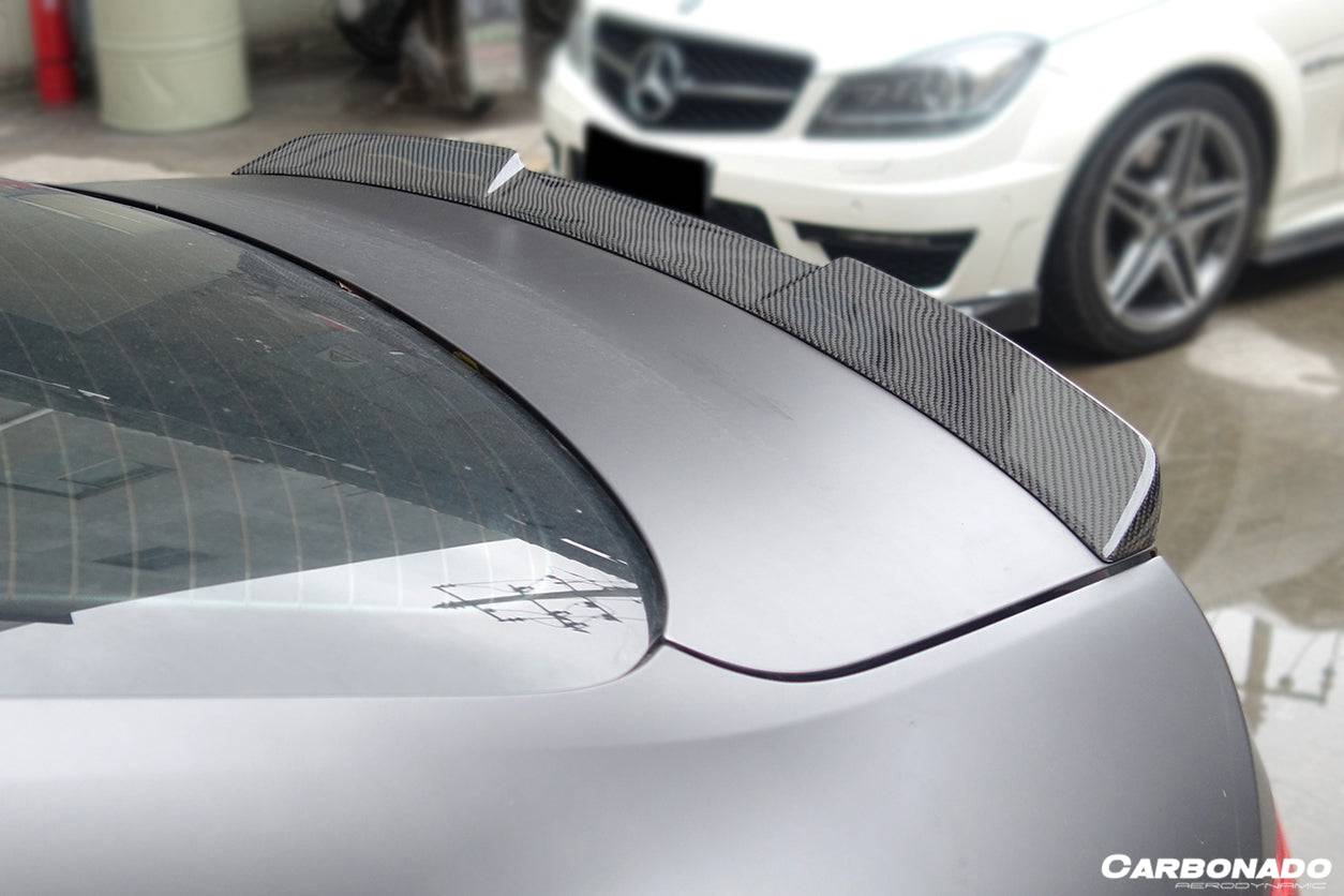 2009-2015 Audi A5 Sline S5 Sedan RW Style Carbon Fiber Trunk Spoiler - Carbonado Aero
