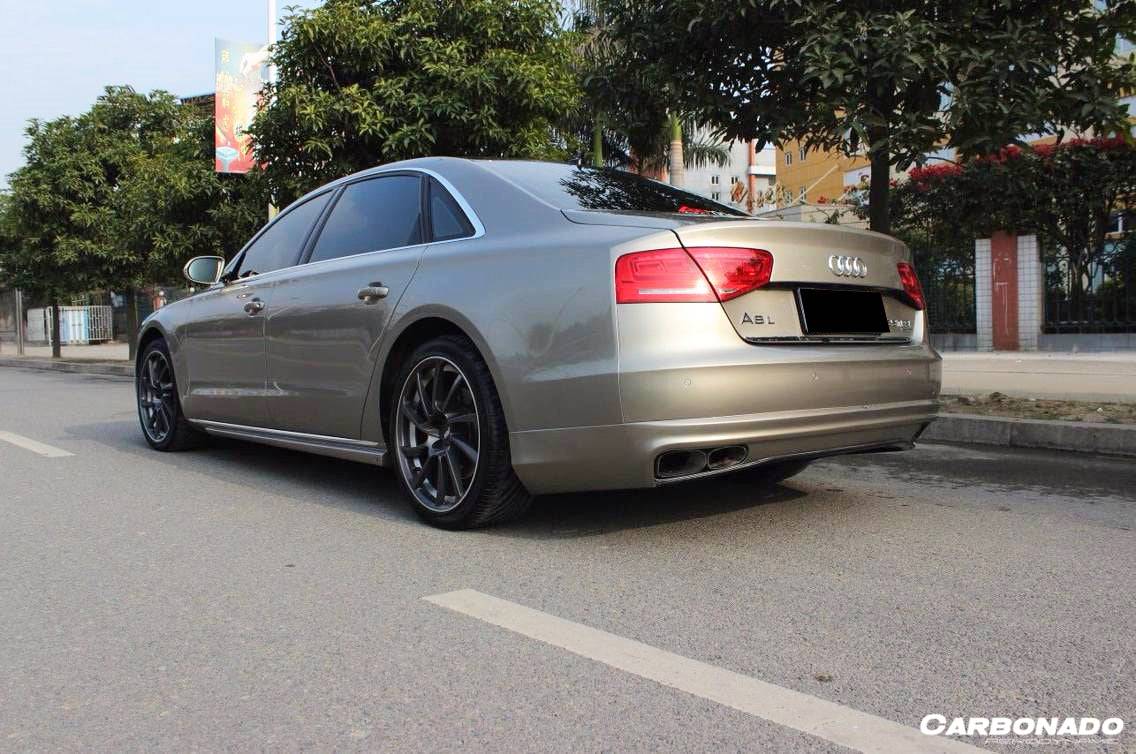 2010-2013 Audi A8 Ab Style Side Skirts - Carbonado