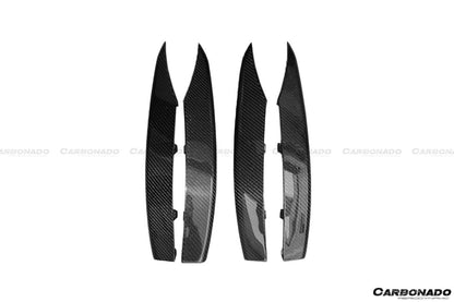 2009-2015 Audi R8 Coupe Spyder OE Style Carbon Fiber Rear Air Duct Splitter - Carbonado Aero