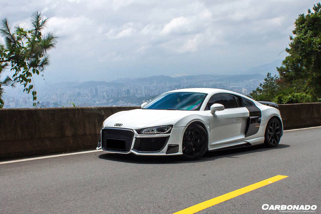 2009-2015 Audi R8 Coupe Spyder OE Style Carbon Fiber Side Blades - Carbonado Aero
