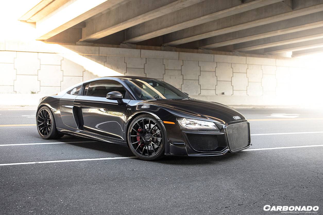 2009-2015 Audi R8 Coupe Spyder OE Style Carbon Fiber Side Blades - Carbonado Aero
