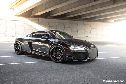 2009-2015 Audi R8 Coupe Spyder OE Style Carbon Fiber Side Blades - Carbonado Aero
