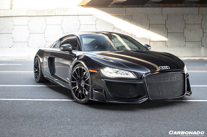 2009-2015 Audi R8 Coupe Spyder OE Style Carbon Fiber Side Blades - Carbonado Aero