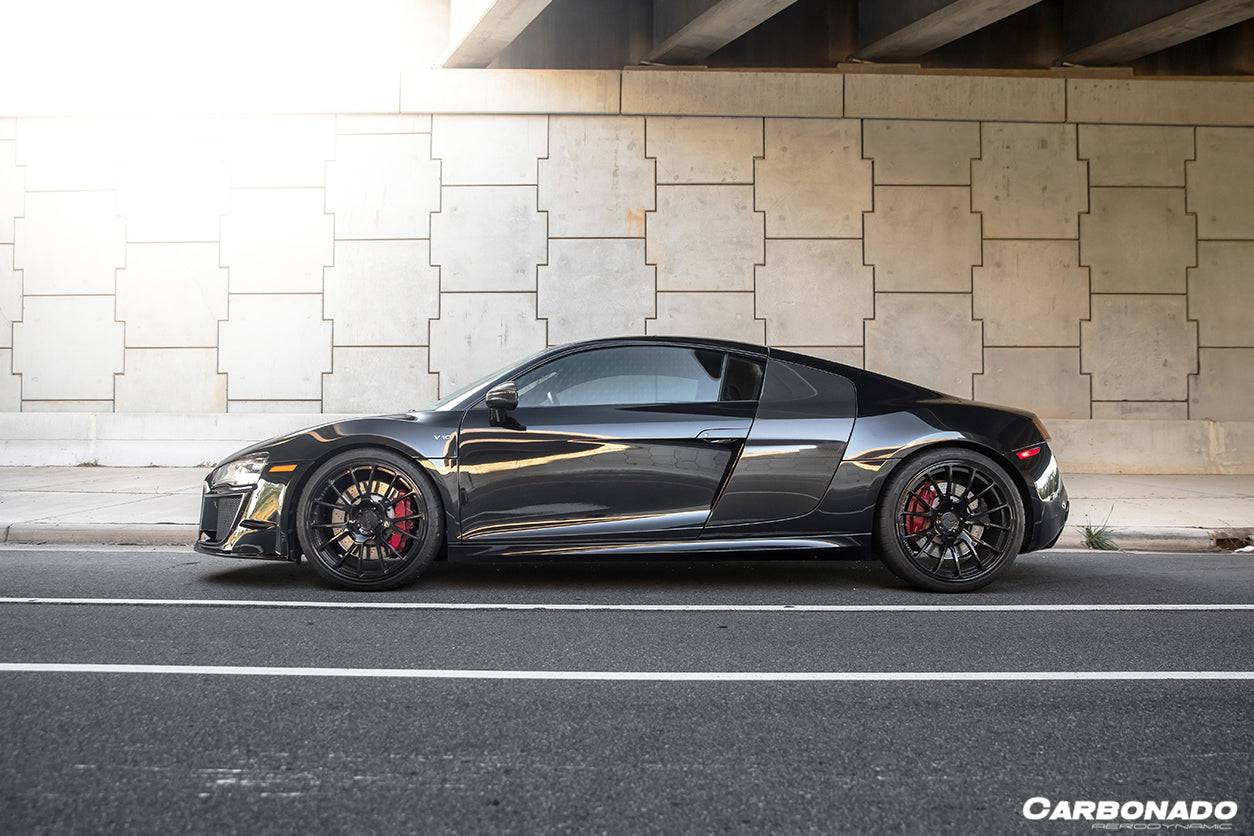 2009-2015 Audi R8 Coupe Spyder OE Style Carbon Fiber Side Blades - Carbonado Aero