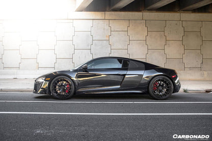 2009-2015 Audi R8 Coupe Spyder OE Style Carbon Fiber Side Blades - Carbonado Aero