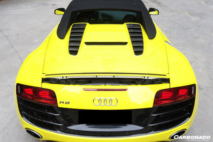 2009-2015 Audi R8 Coupe Spyder OE Style Carbon Fiber Trunk Scope - Carbonado Aero