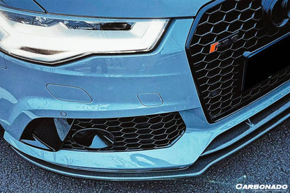 2013-2018 Audi RS6 Avant MN Style Carbon Fiber Front Lip - Carbonado Aero